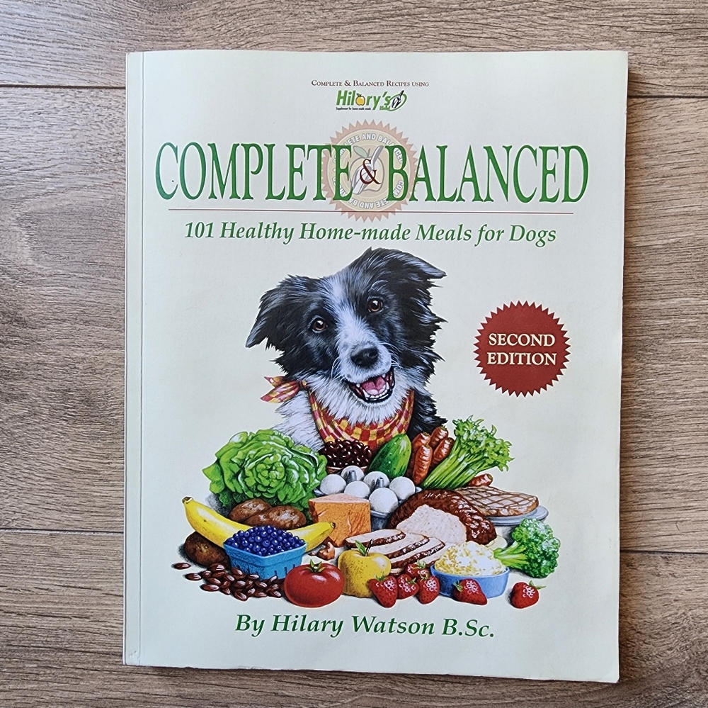Complete & Balanced: Green Cover Dog Cookbook for Dogs